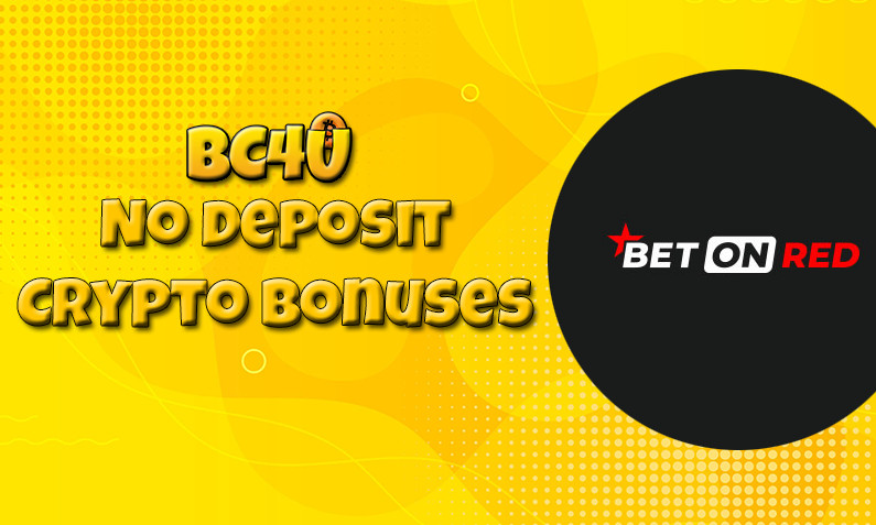 Latest no deposit crypto bonus from BetOnRed 2nd of May 2023