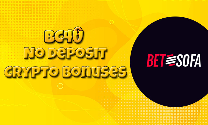 Latest no deposit crypto bonus from BetSofa October 2022