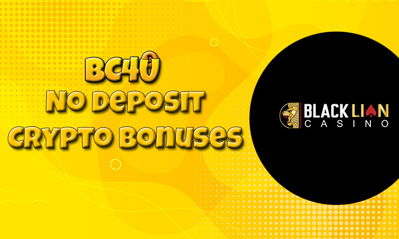 Latest no deposit crypto bonus from Black Lion Casino 5th of April 2023