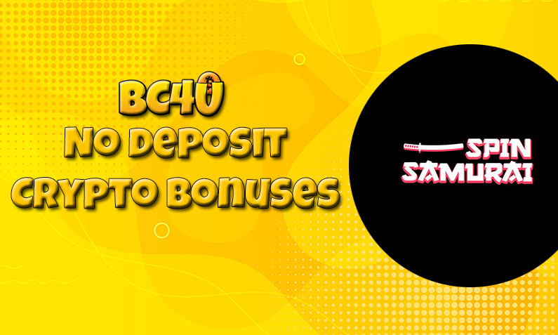 Latest no deposit crypto bonus from Spin Samurai- 18th of August 2023