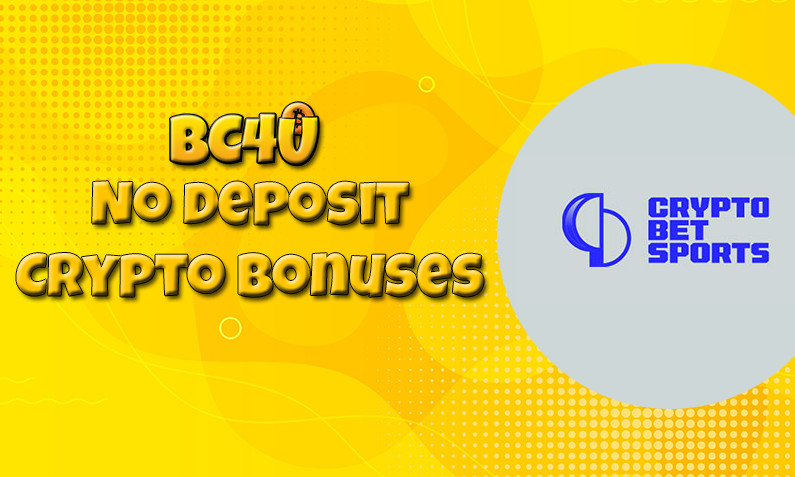 New crypto bonus from CryptoBetSports 25th of October 2023