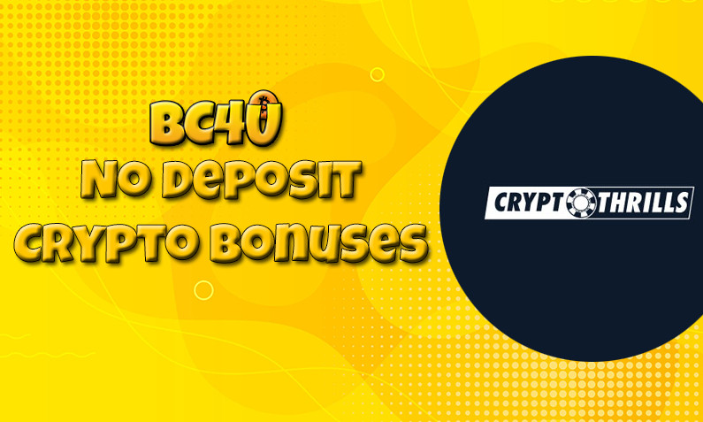 New crypto bonus from Cryptothrills Casino 23rd of January 2022