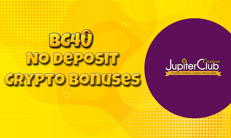 New crypto bonus from Jupiter Club Casino, today 2nd of February 2022