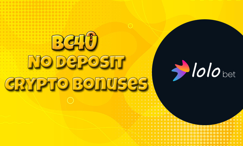New crypto bonus from Lolo bet, today 9th of August 2023