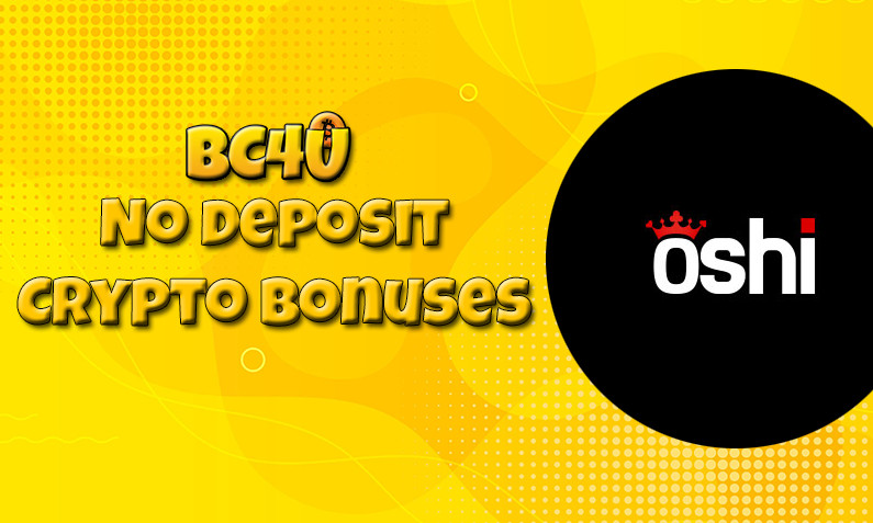 New crypto bonus from Oshi, today 25th of January 2022